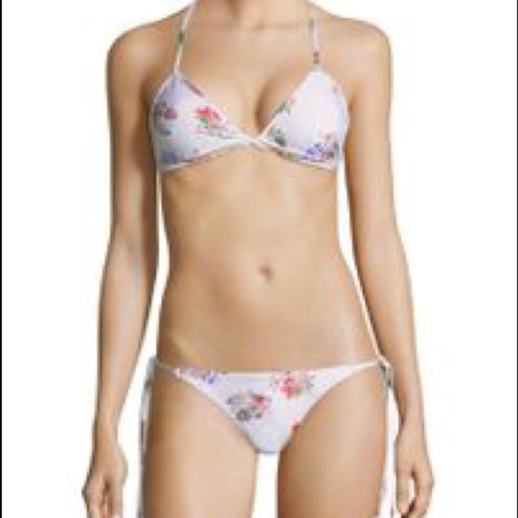 NWT Sinesia Karol Maite Bikini Floral String New - Picture 1 of 3